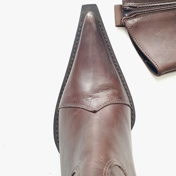 Joy Wendel | NWOT Pointy-toed Western-inspired Boots - Picture 7 of 13